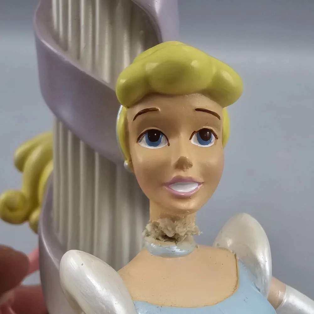 Vintage Disney Princess Lamp Belle Cinderella Sleeping Beauty 16